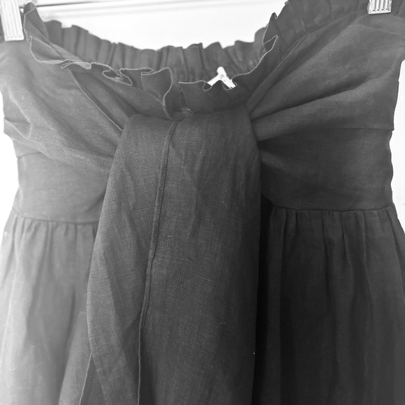 Apiece Apart Linen Strapless Jumpsuit Size 4 - Picture 4 of 8
